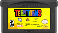 Teen Titans GameBoy Advance US box art